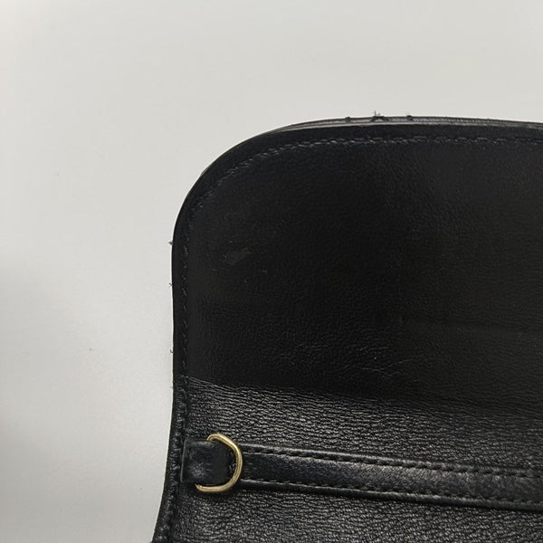 Cartera Miss Dior de piel de becerro acolchada negra