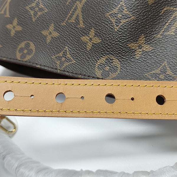 ALL IN BB Monogram Coated Canvas Brown