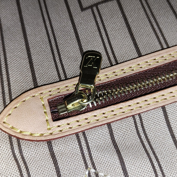 NEVERFULL MM Monogram Coated Canvas Brown