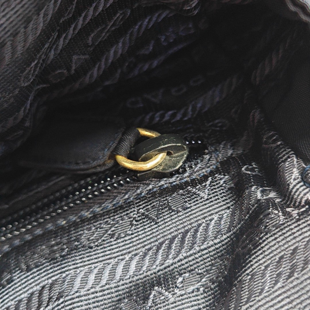 Re-Edition 1995 Chaîne Quilted Nylon Blue