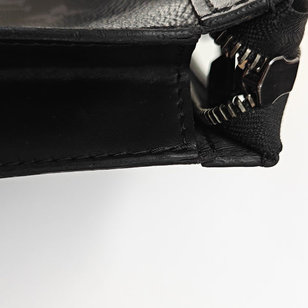 Pochette Voyag MM Monogram Coated Canvas Black