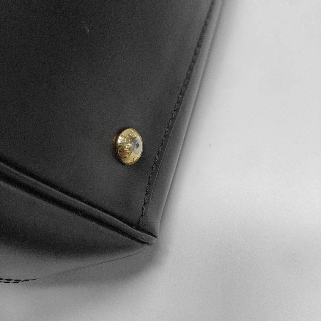 KNIGHTSBRIDGE Damier Ebene Coated Canvas Brown