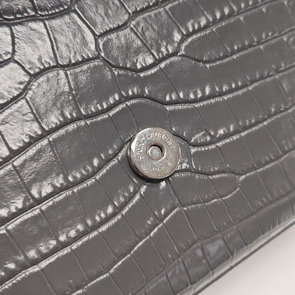 KATE Small Calfskin Gray