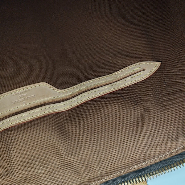 PALERMO GM Monogram Coated Canvas Brown
