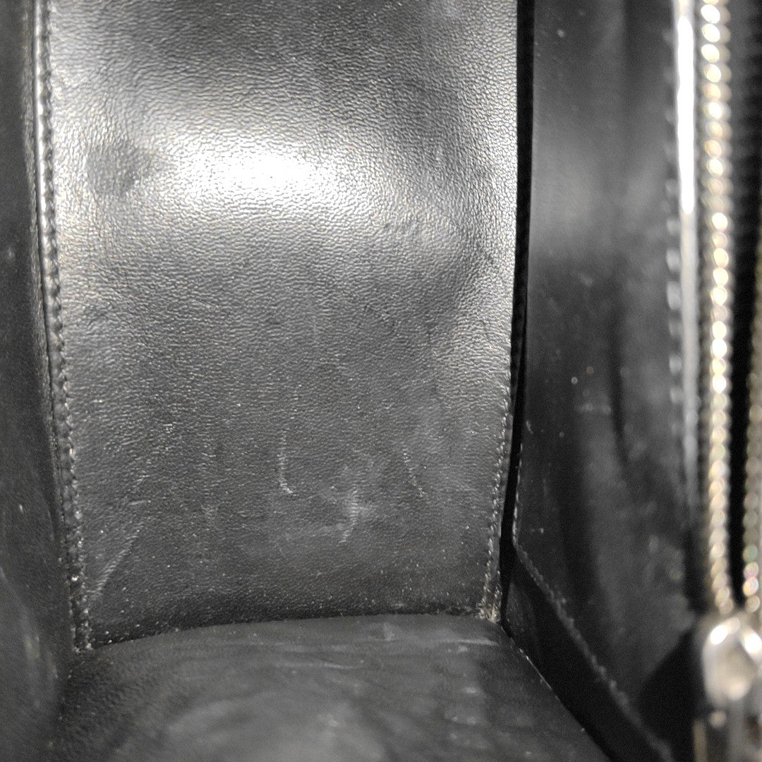 Hourglass S Calfskin Black