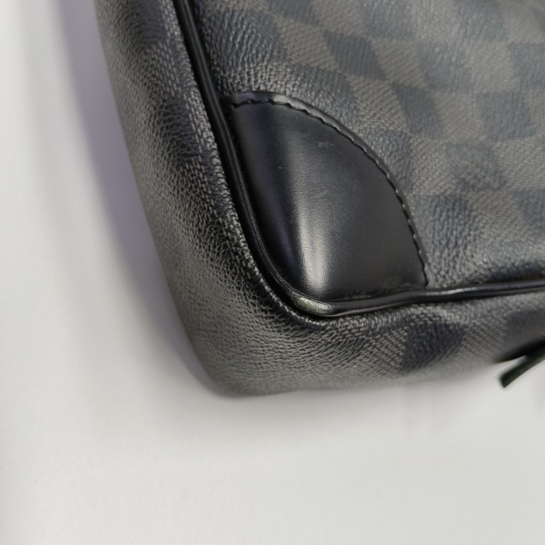 PORTE-DOCUMENTS Damier Graphite Coated Canvas Black