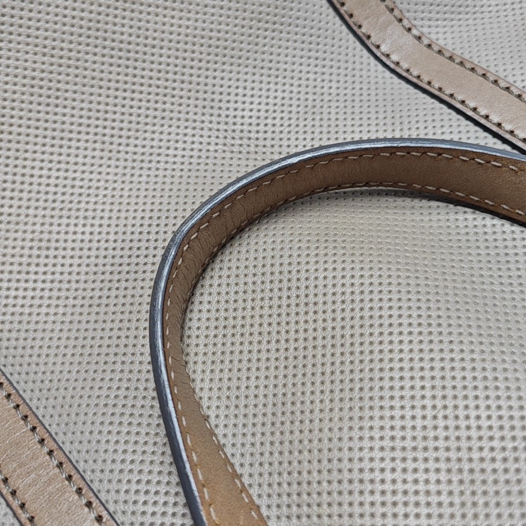 Calfskin Top Handle Bag Gray