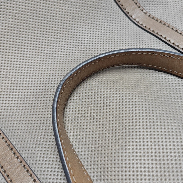 Calfskin Top Handle Bag Gray