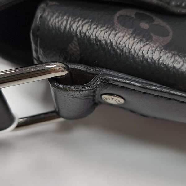 DISTRICT MM Monogram Coated Canvas Black