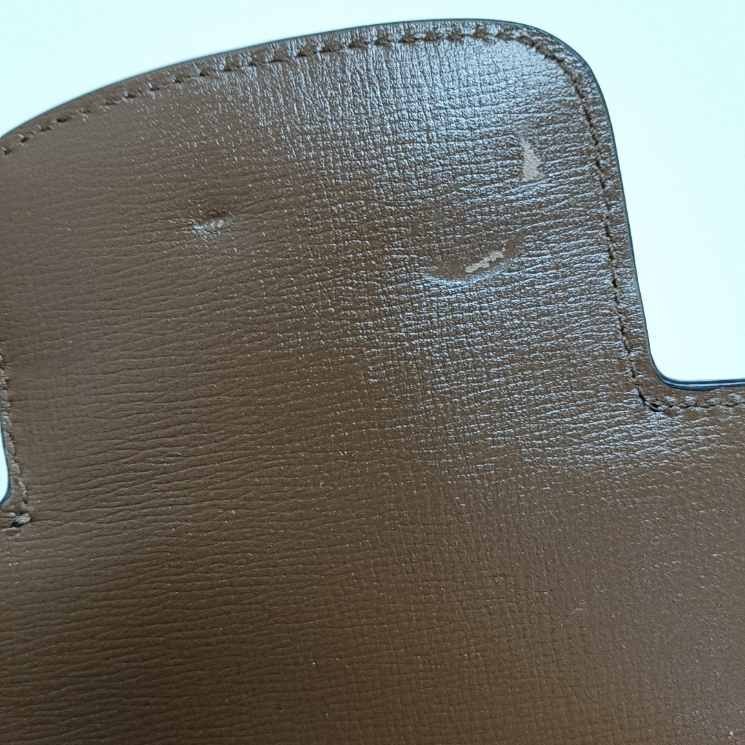 Horsebit 1955 Medium Monogram Coated Canvas Beige