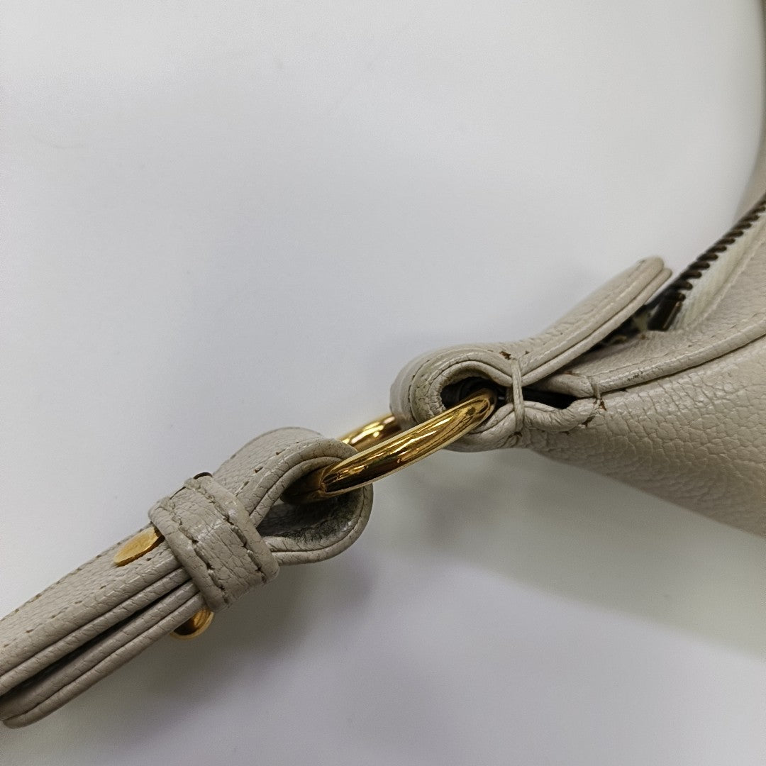 Aphrodite Small Calfskin White