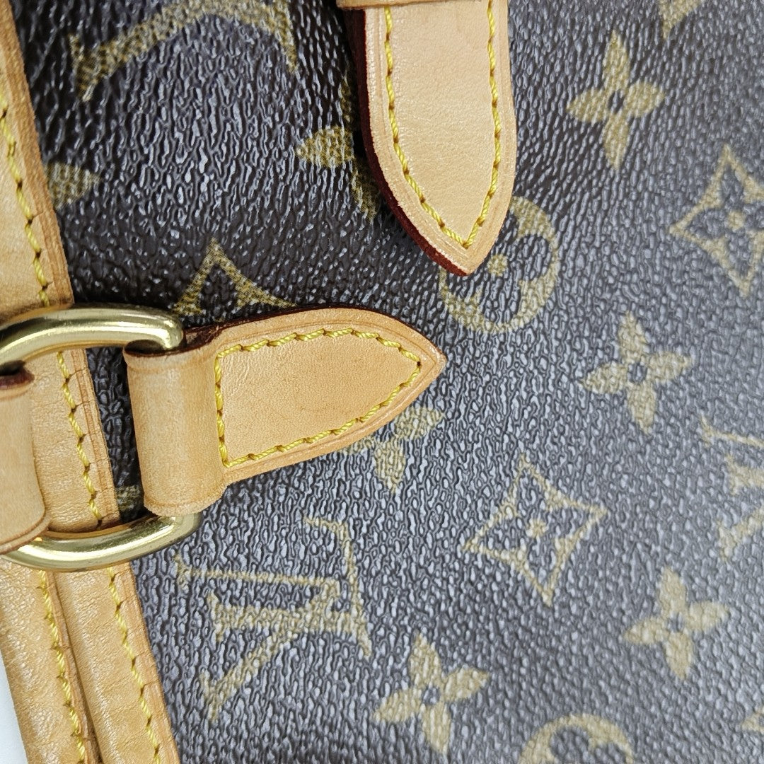 BATIGNOLLES MM Monogram Coated Canvas Brown