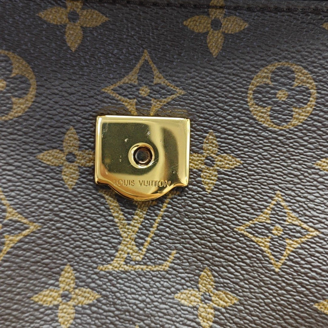 PASSY Monogram Coated Canvas Brown