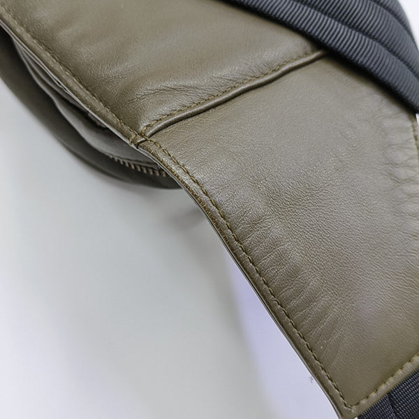 Lambskin Belt Bag Green