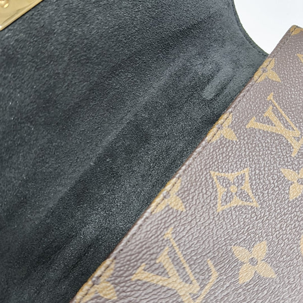 LOCKY BB Monogram Coated Canvas Brown