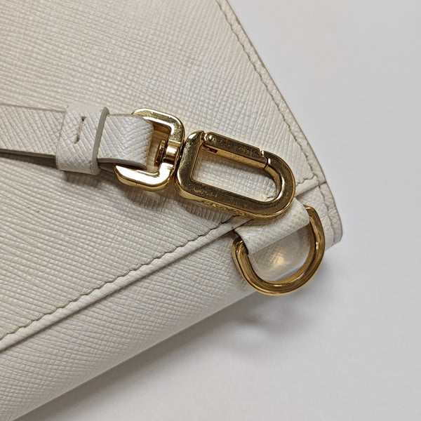 Calfskin Shoulder Bag Mini White