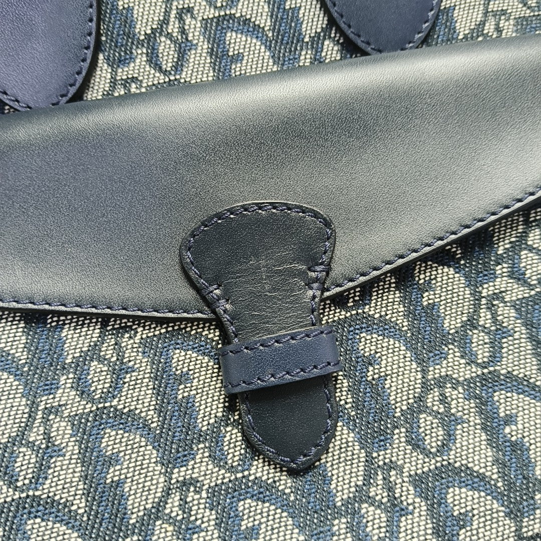 Vintage Tote Oblique Fabric Gray