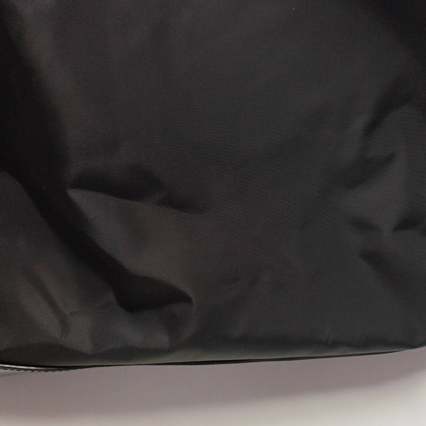 Nylon Top Handle Bag Black