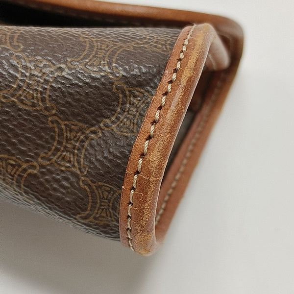MACADAM Coated Canvas Brown Wallet