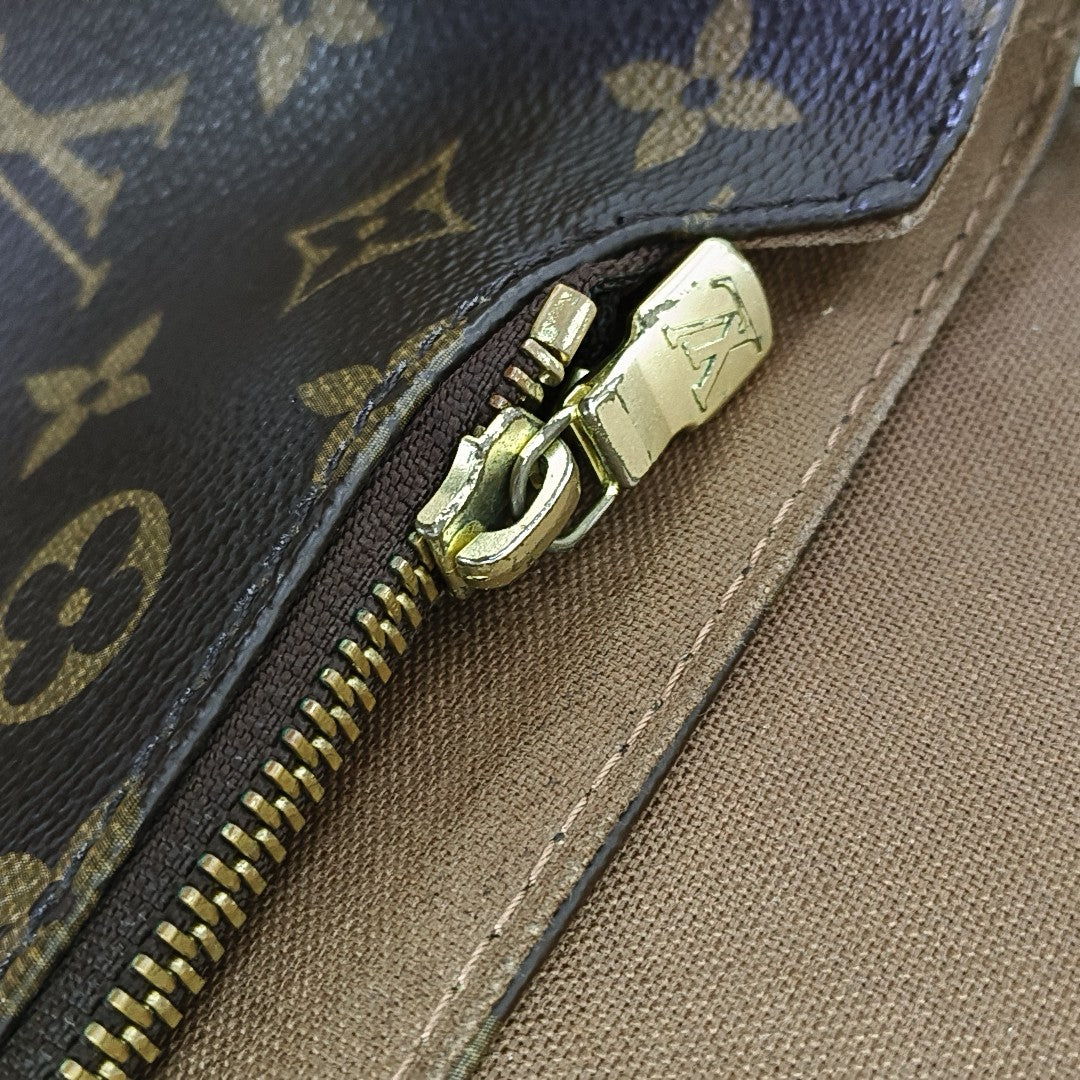 VINTAGE BEAUBOURG Monogram Coated Canvas Brown