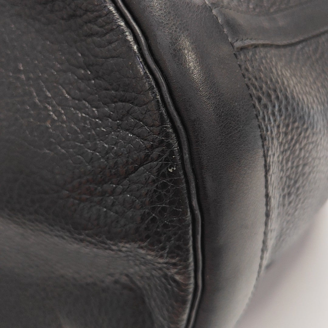 Calfskin Bucket Bag Black