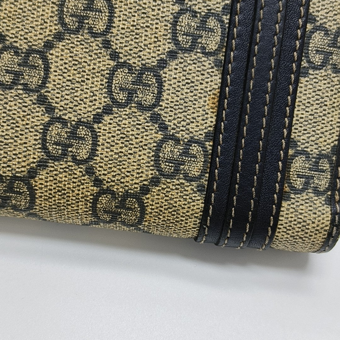 Monogram Coated Canvas Wallet Beige