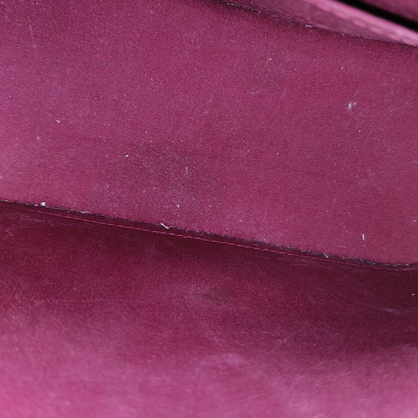 ALMA BB Monogram Patent Leather Red