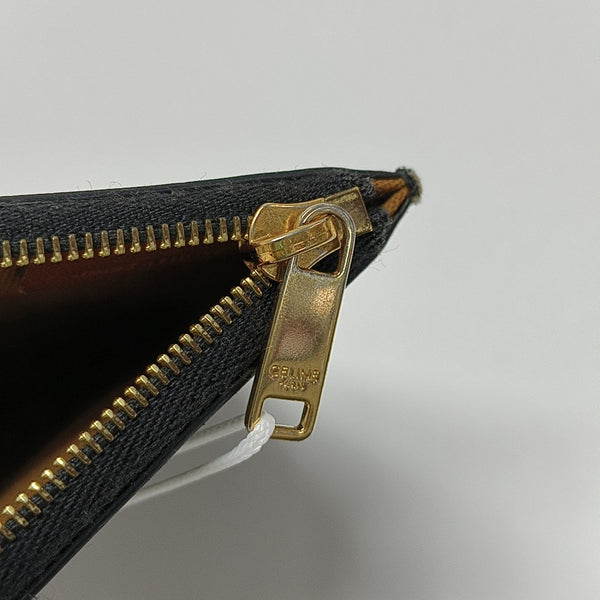 Coated Canvas Card Holder Black
