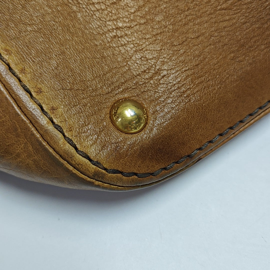 Calfskin Tote Bag Brown