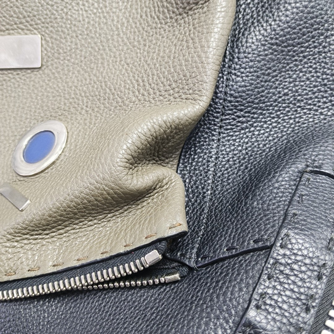 No Words Calfskin Black