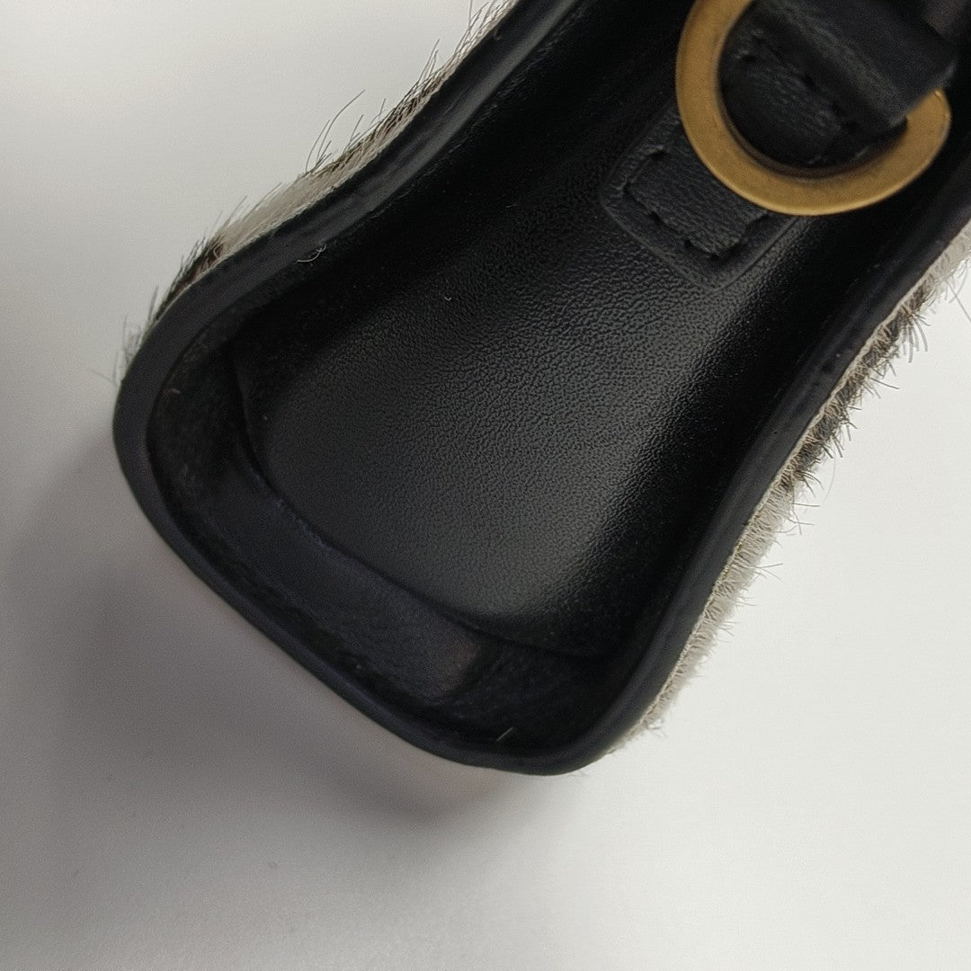 Horsehair Shoulder Bag Multicolor
