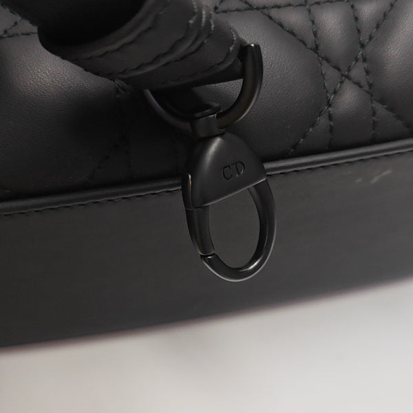 Lady Dior Medium Cannage Calfskin Black