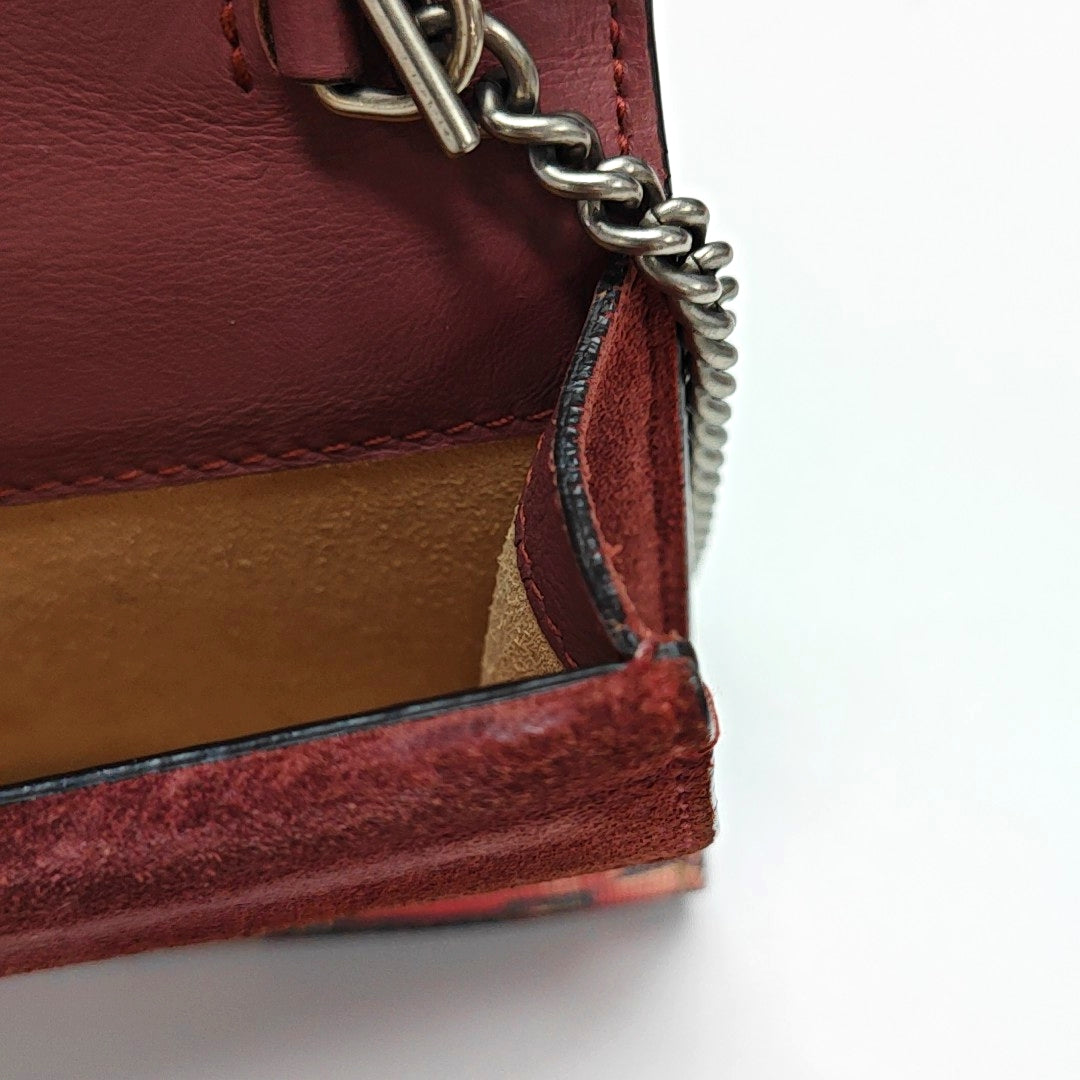 Dionysus Super Mini Monogram Coated Canvas Beige