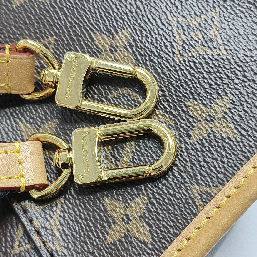 DIANE Monogram Coated Canvas Brown