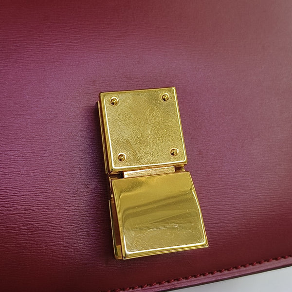 CLASSIC BOX Mini Calfskin Red