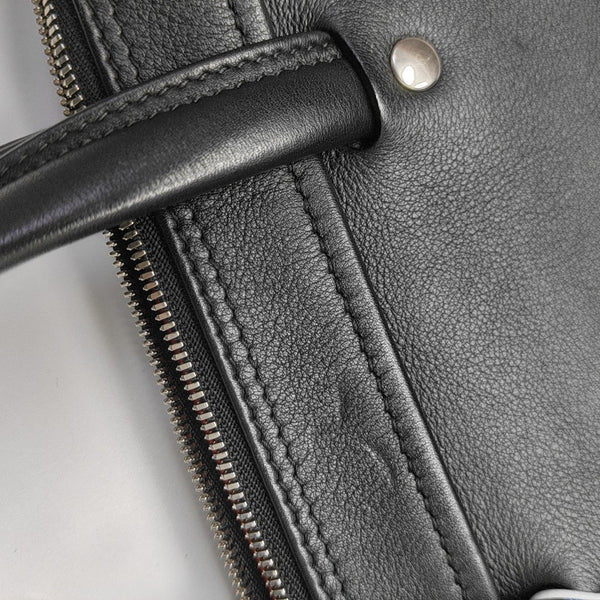 Triangle Calfskin Black