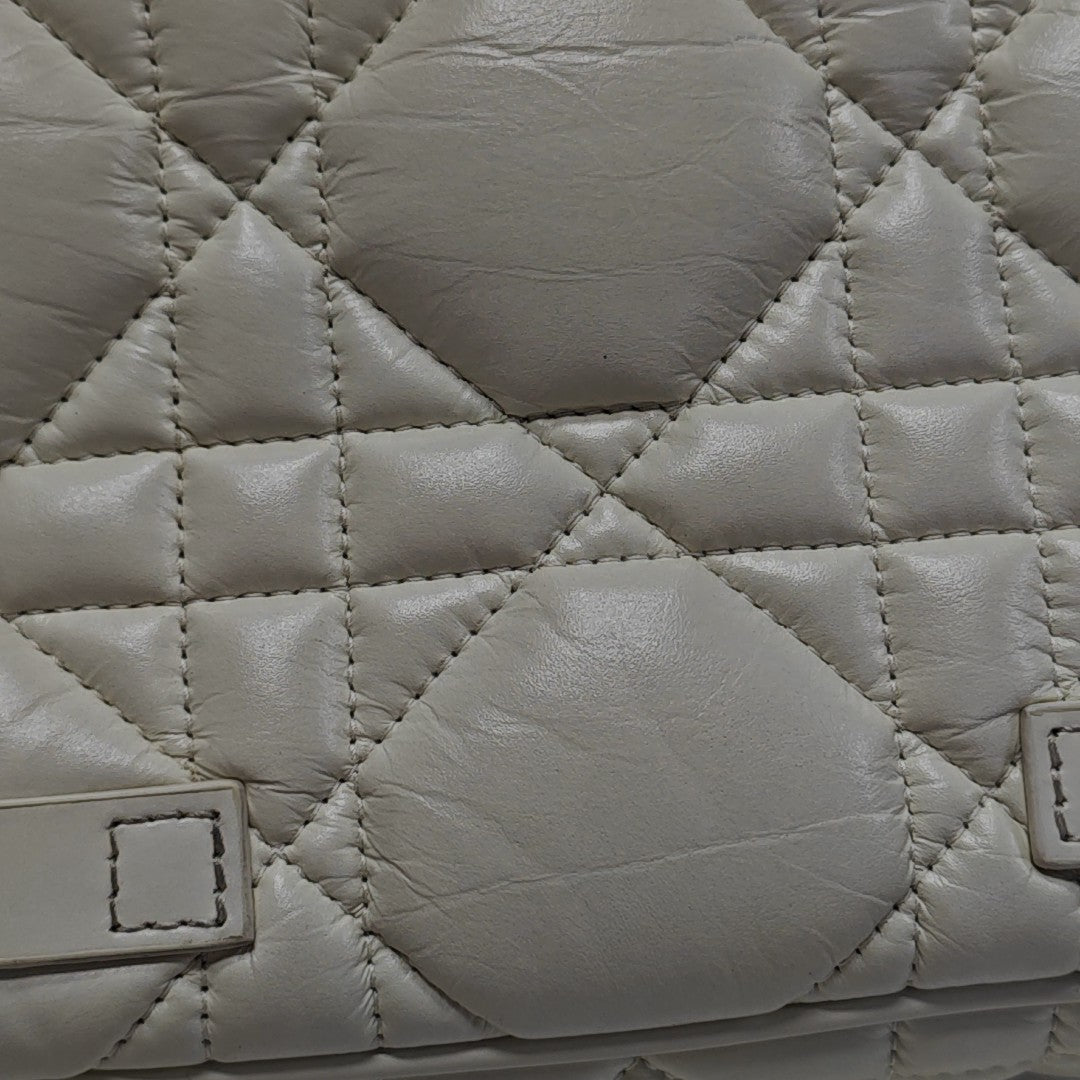 Diorcamp Small Cannage Calfskin White
