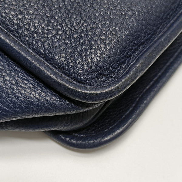 Calfskin Shoulder Bag Blue