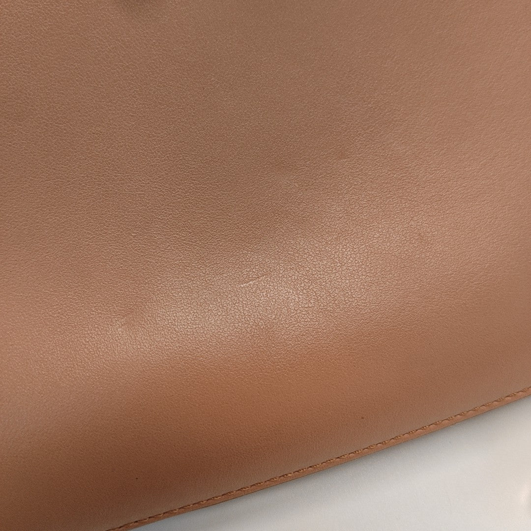 Faye Small Calfskin Brown