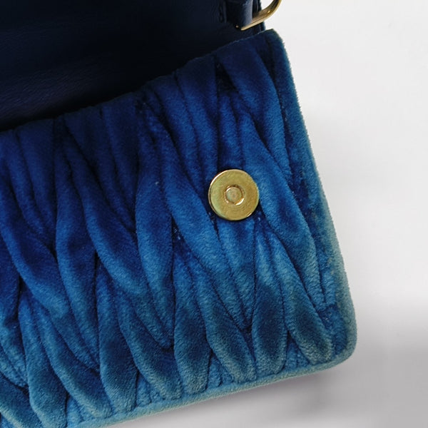 My Miu Mini Velvet Blue