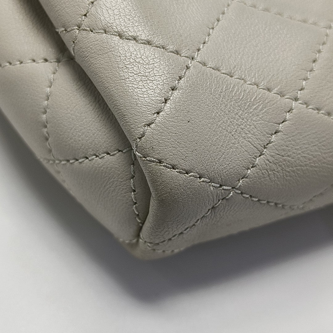 NOLITA Mini Quilted Lambskin White