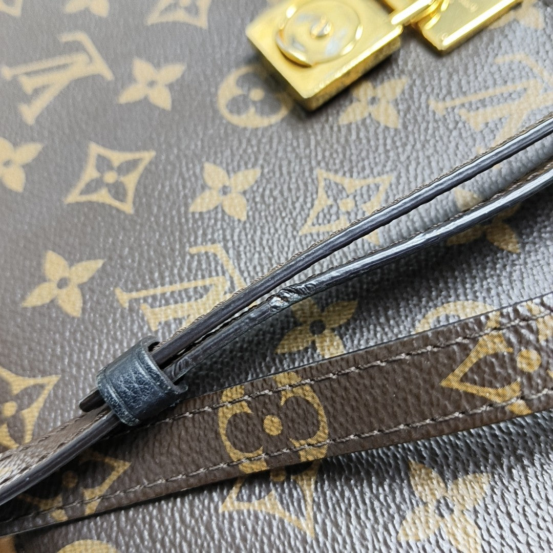 MARIGNAN Monogram Coated Canvas Brown