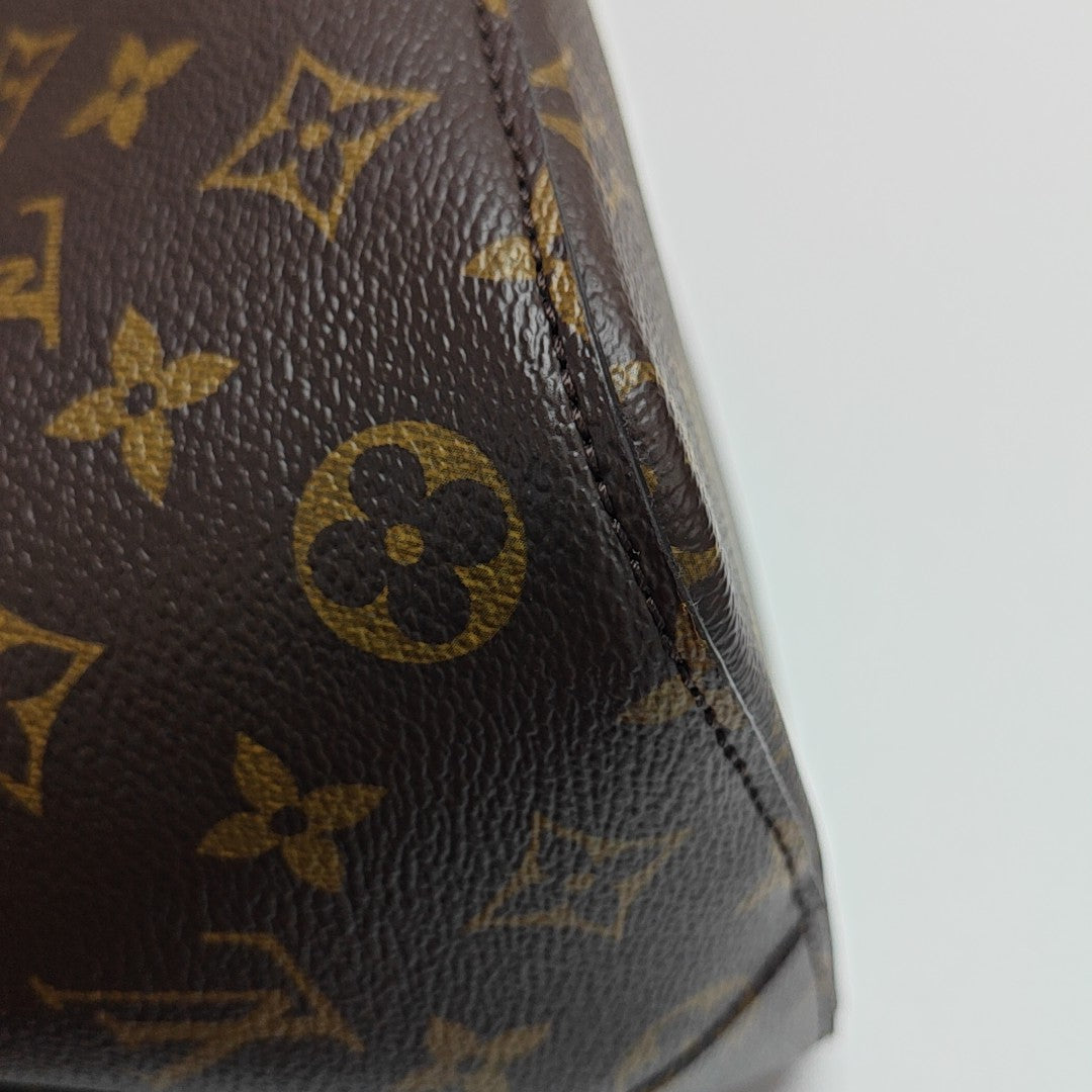 NÉONOÉ MM Monogram Coated Canvas Brown