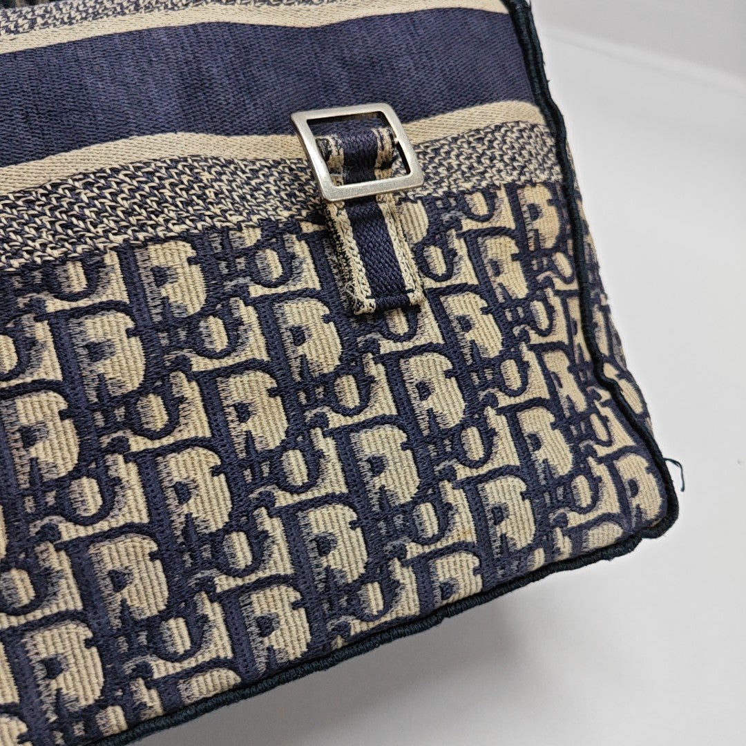 Diorcamp Large Oblique Canvas Blue