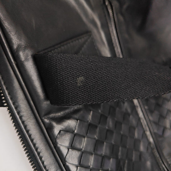 Calfskin Top Handle Bag Black