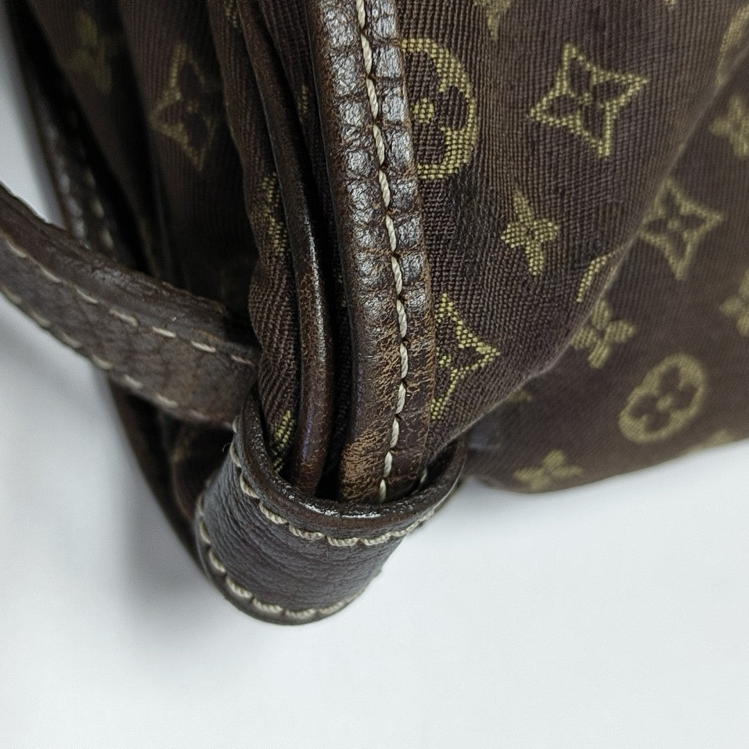 SAUMUR 28 Monogram Canvas Brown