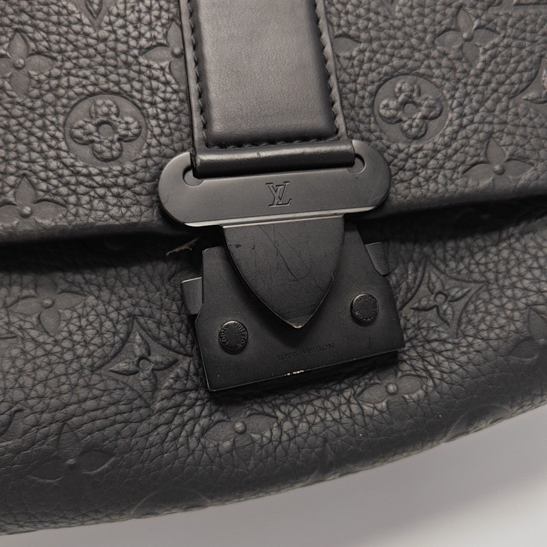 S-CAPE Monogram Calfskin Black
