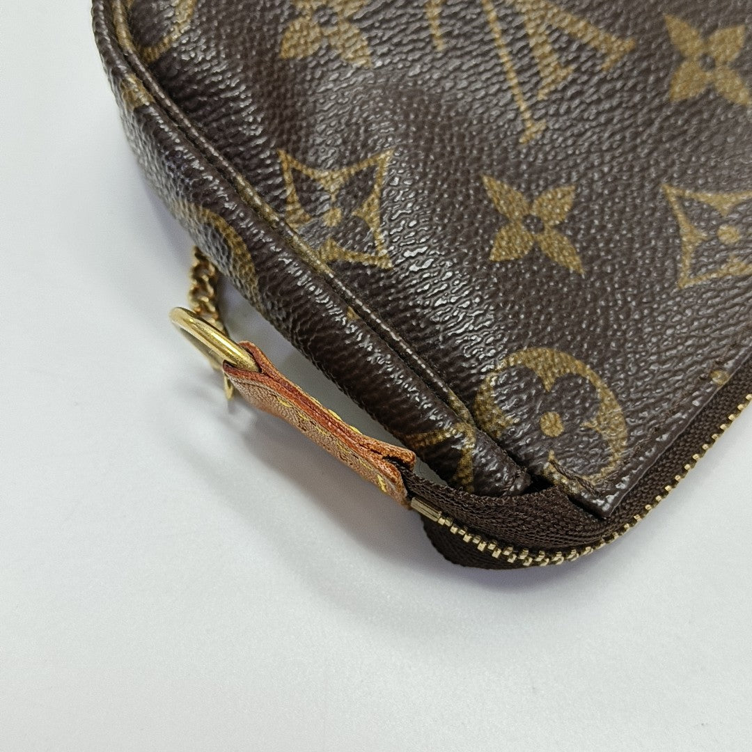 ACCESSOIRES MM Monogram Coated Canvas Brown