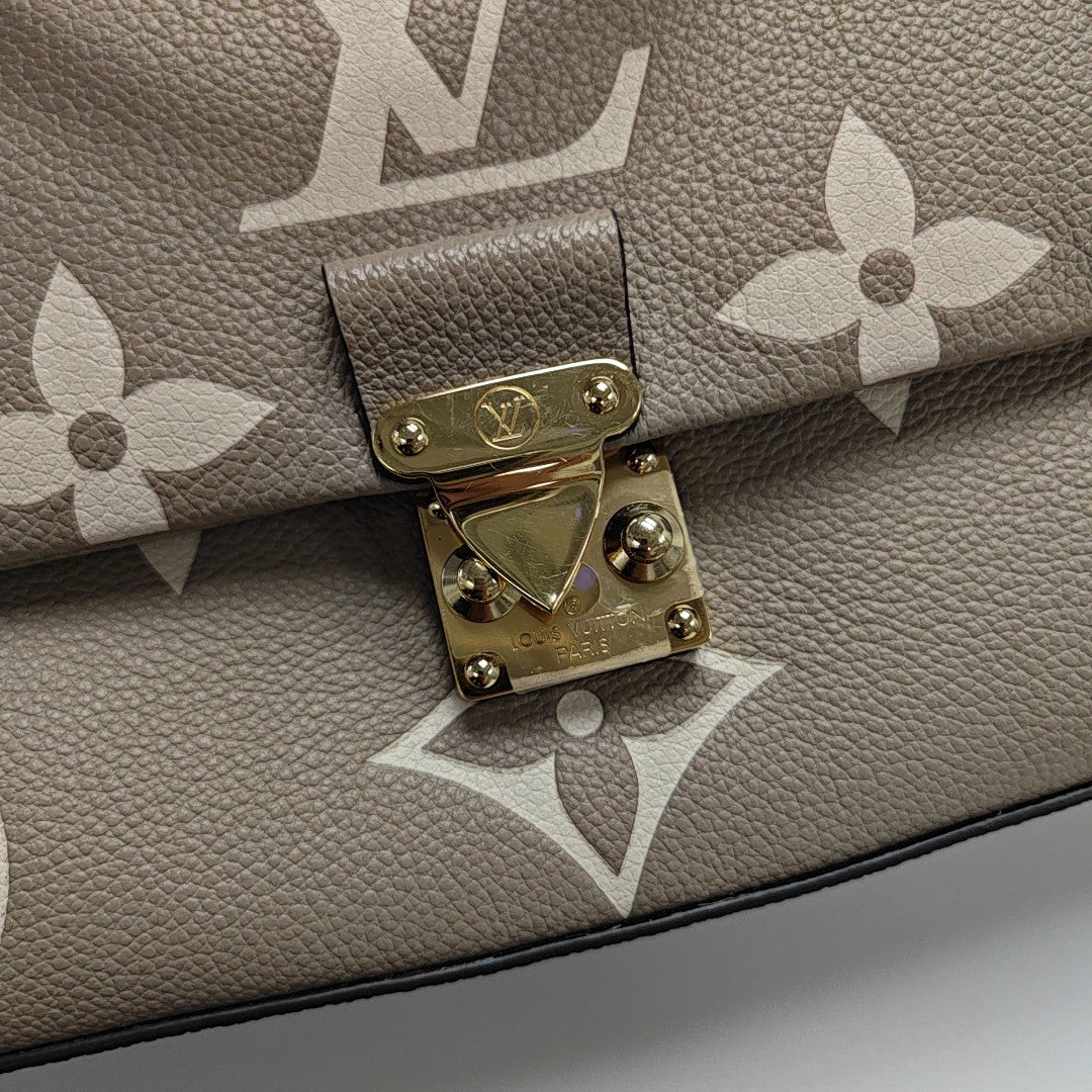 MADELEINE Monogram Calfskin Gray