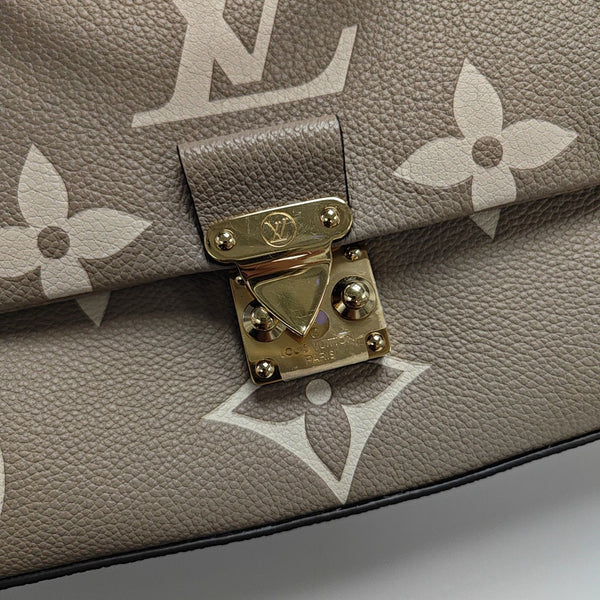 MADELEINE Monogram Calfskin Gray